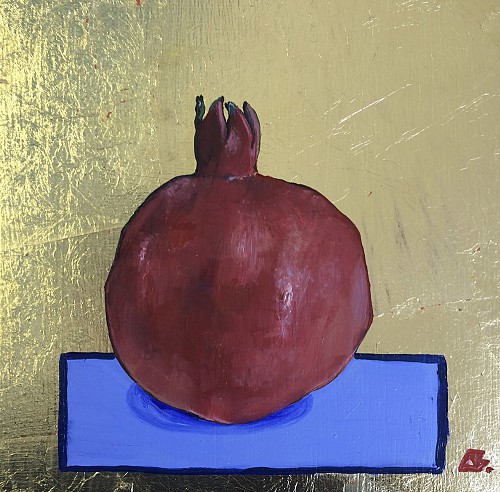Pomegranate on Gold