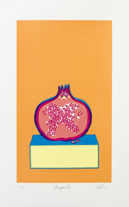 Pomegranate
Screen print on paper
27x46 cm